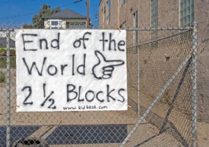 "End of the World" photo courtesy of Anthony Citrano via Flickr