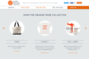 Mother's Day Cause Campaigns The Orange Collection