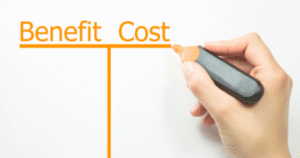 Cause Marketing Focus Blog: Benefit Cost Chart