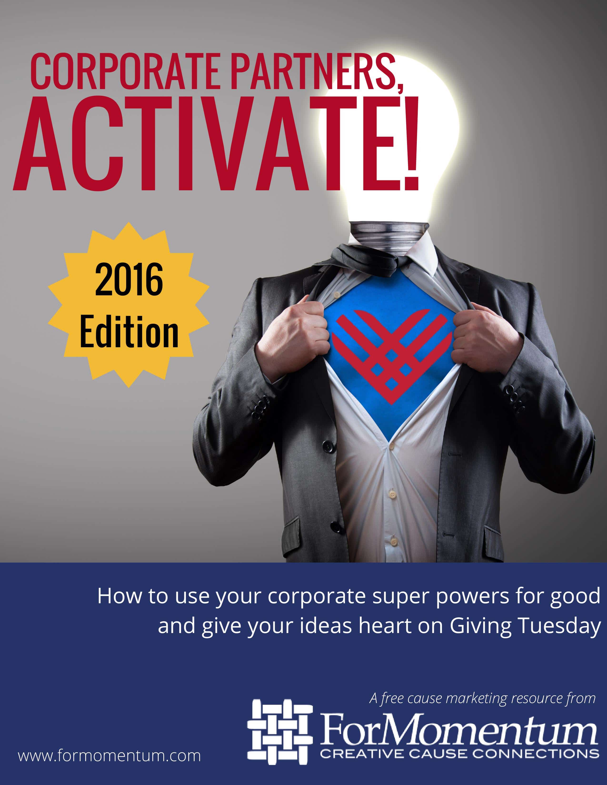 2016 Edition of For Momentum's Giving Tuesday E-book