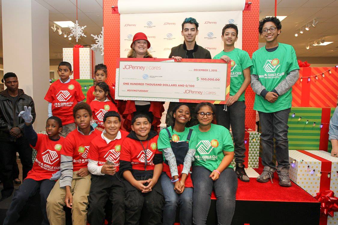 JCPenney donated $100,000 to Boys & Girls Clubs of America on Giving Tuesday 2015.